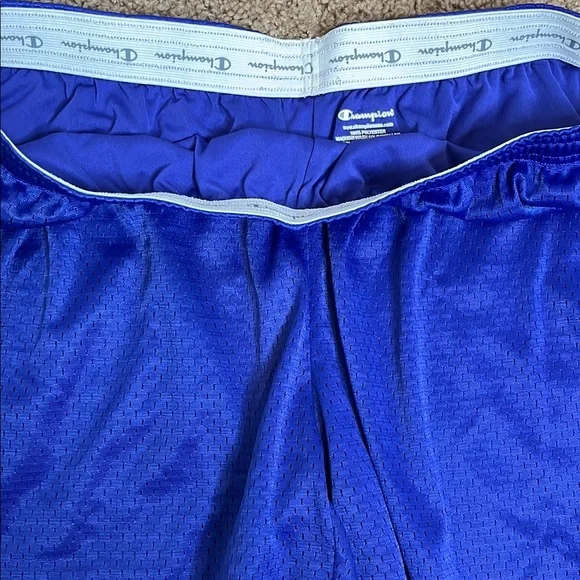 Champion Blue Athletic Performance Shorts - Picture 3 of 4